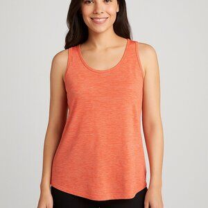 Felisou Women’s Coral Sleeveless Tank Top Size M Soft Stretch Casual Preowned